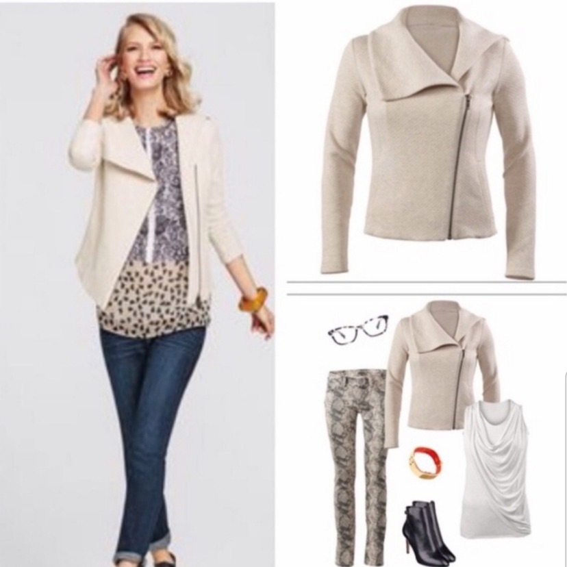 Cabi Ryder Quilted Moto Jacket 913 Xs